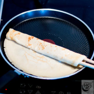 Swedish pancake making. By Ron Smith. Swedish pancake making. By Ron Smith.