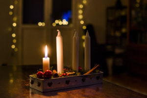 Swedish advent candles.