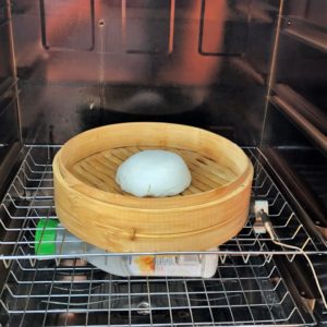 Slow smoking fresh cream cheese in a Bradley smoker.